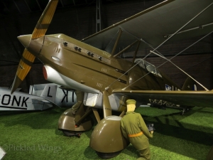 A domestic product of the interwar period: The Avia B-534 fighter.